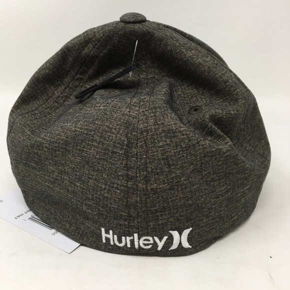 Flexfit Mens Baseball Cap Hat Green Hurley Heathered Logo Embroidered L-XL New - Picture 6 of 8